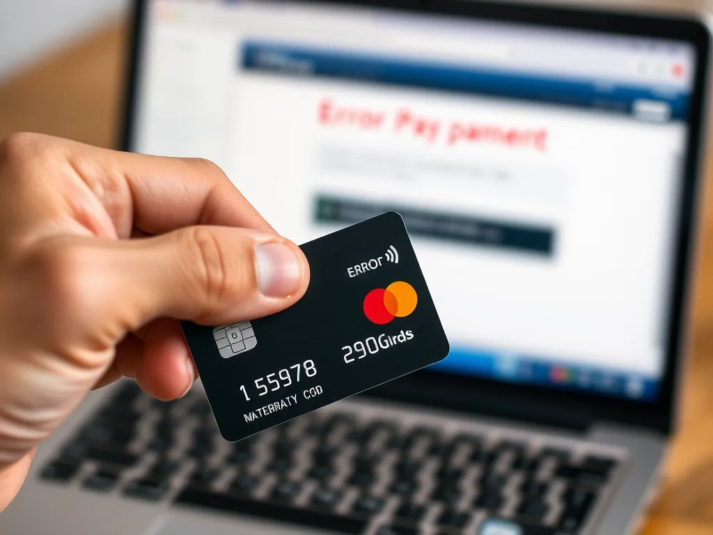 Dlaczego nie mogę zapłacić kartą mastercard przez internet?